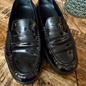Tod's Gomma black patent loafers Size 37.5 (7.5m)